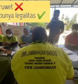 PKL Jambangan Sadar Pentingnya Legalitas Usaha